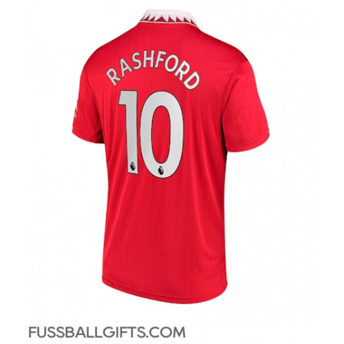 Manchester United Marcus Rashford #10 Fußballbekleidung Heimtrikot 2022-23 Kurzarm